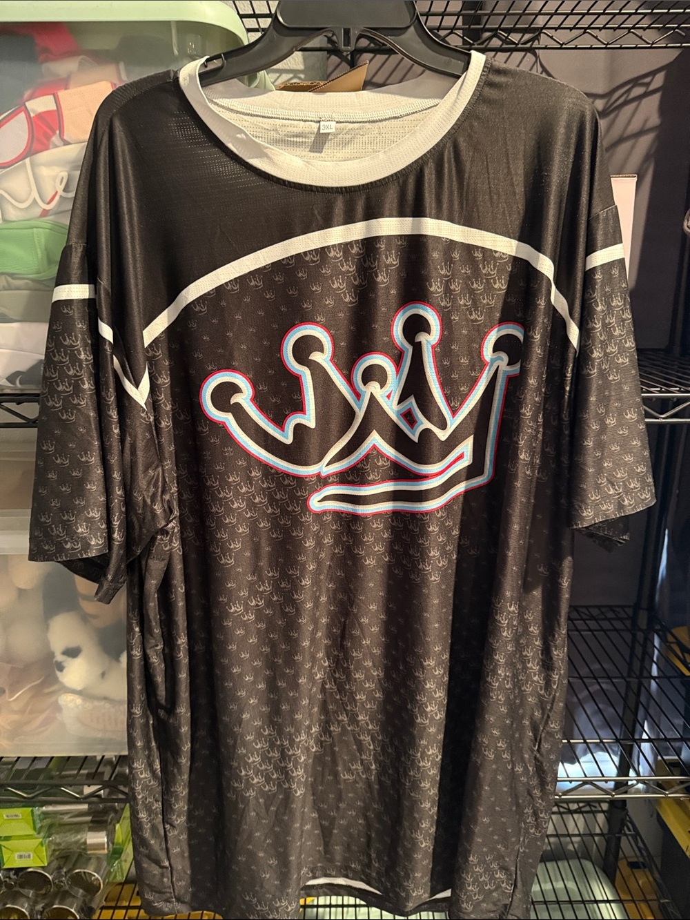 Black Crown Glove Co. Jersey Tee with White Trim